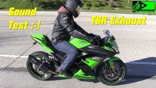 2013 Kawasaki NINJA 300 SE  Two Brothers Exhaust Street Drive By Sound Test [upl. by Assed]