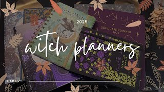 Witchcraft planners for 2025 part 2 even more options Vlogtober day 4 [upl. by Newbill]