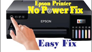 Epson Printer Not Turning on Repair for any Epson model [upl. by Schoenfelder]