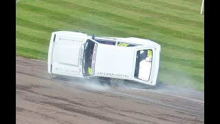 CHEVETTE HSR RALLYCROSS CRASH  LYDDEN HILL  BTRDA  RXNI [upl. by Ysdnil]