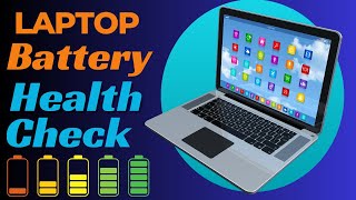 How to Check Laptop Battery Health [upl. by Yarised]