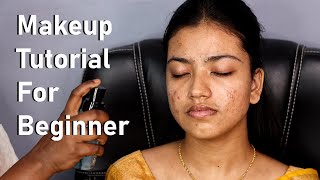 Best Party Makeup Tutorial For Beginners Pigmentation Skin Makeup Wedding Guest Makeup Smokey eye [upl. by Atteuqahs]