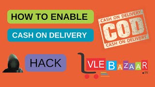 How toEnable COD on VLE Bazaar  cash on Delivery [upl. by Foss]