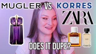 Designer Perfume Dupes  Mugler vs Korres vs Zara  Designer VS Affordable Perfumes [upl. by Oterol]