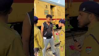 funny train comedy punjabi fun railway ytshorts police bhootoo [upl. by Nedac]