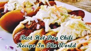 Best Hot Dog Chili Recipe In The World [upl. by Enailil]