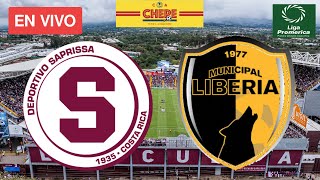 SAPRISSA VS MUNICIPAL LIBERIA EN VIVO Jornada 4 Liga Promerica 2024 [upl. by Noremak]