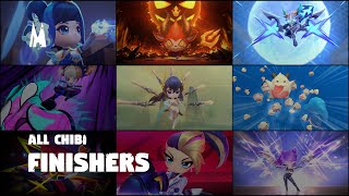 All Chibi Animations  Finishers 3  TFT SET 10 [upl. by Leterg680]