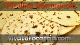 La Ricetta della Piadina Romagnola [upl. by Stauffer]