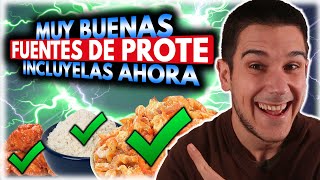 ✍️✅TOP 5 MEJORES Fuentes de PROTEÍNA que deberías COMER Gana Músculo o Pierde Grasa [upl. by Ecinerev980]