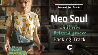 Chill Neo Soul Guitar Backing Track in C major [upl. by Ennairrac541]