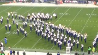 WI Platteville Marching Band at Packers Game [upl. by Leoine195]