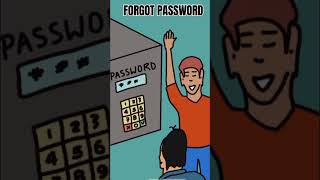 Forgot Password 🔑 funny animation comedy shorts [upl. by Gosnell]