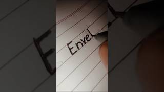 ytshorts Word envelope dacoration trick youtubeshorts [upl. by Carilyn996]