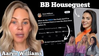 Aaryn Williams GETS RIPPED APART On Twitter By Big Brother Fandom [upl. by Markiv]