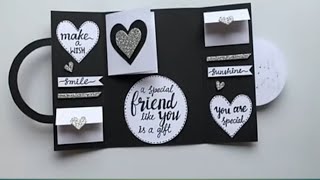 How to make Birthday greeting card  Easy and Beautiful Birthday Card for best Friend [upl. by Enirehtak]