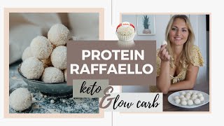 Healthy protein raffaello recipe  low carb amp keto [upl. by Annoel]