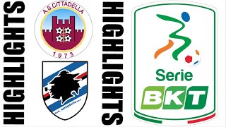 AS Cittadella vs UC Sampdoria Highlights 00  Serie B 20242025 [upl. by Massiw]