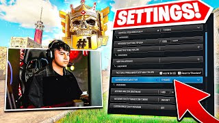 1 WARZONE PRO  BEST SETTINGS [upl. by Ettenoj]