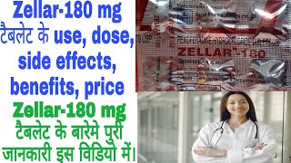 ZELLAR180 mg tablets uses in Hindi fexofenadine hydrochloride Tablet [upl. by Hoffert]