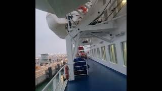 Calais port runway ship france customs november sea travel port europe [upl. by Skrap23]