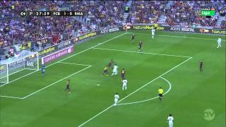 Busquets vs Real Madrid 20132014 [upl. by Inilahs158]