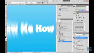 Tuto Adobe Photoshop  Effet de texte tremblement bavure [upl. by Elum]