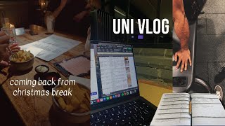 UNI VLOG  coming back from Christmas [upl. by Adham]