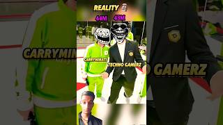 Carry minati meet techno Gamer carryminatiroast technogamerz ujjwalgamer shortfeed greensreen [upl. by Whitaker235]