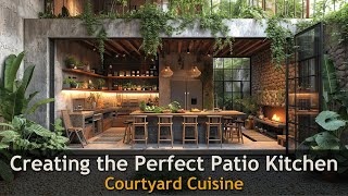 Embracing Rustic Elegance Wooden Kitchen in Patio Paradise [upl. by Vez]