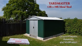 YardMaster Shed Assembly and make it HIGHER [upl. by Reiser137]