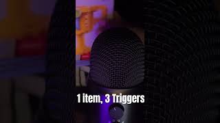 1 item 3 triggers 60 seconds ASMR shorts asmrshorts asmrtriggers asmr [upl. by Bondon]