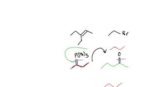 Provide the complete reaction mechanism to synthesize 3 ethyl 2 pentene via a Wittig reaction starti [upl. by Mar]