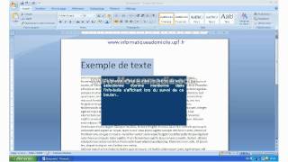 Cours Word  Mise en forme du texte [upl. by Haas]