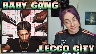 BABY GANG  LECCO CITY  UK REACTION 🇬🇧  BEAT IS FIRE 🔥 [upl. by Nyladam576]