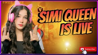 FF NEW RANK SEASON 💕 Free Fire Live with simi queen 💖Mobile FF Queen is HERE🔥Free Fire Live ff [upl. by Sulohcin]