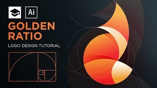 How to design a logo with golden Ratio 3  Adobe Illustrator Tutorial [upl. by Anikal61]