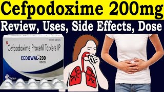 Cefpodoxime tablets ip 200 mg uses in hindi  Review Cedowal Tab 200 mg  Uses Side Effects Dose [upl. by Soloma463]