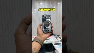 Broken iPhone Exchange Hoga Ya Nhi 💔😱 shorts youtubeshorts viral unboxing iphone16 [upl. by Nodnnarb524]