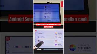 Güncel Android Smart TVde Ulusal kanalları HD canlı izleme yöntemi android smarttv canlıyayın [upl. by Kerwinn]