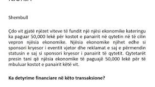 Standardi Kombëtar i Kontabilitetit 3 – Instrumentet financiare [upl. by Hedda]