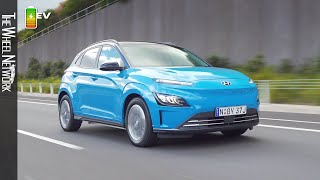 2021 Hyundai Kona Electric  Surfy Blue  Driving Interior Exterior Australia [upl. by Phaidra]