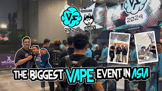 VLOG VAPEFAIR JAKARTA 2024  bukannya nyari giveaway malah bagi bagi liquid [upl. by Ibbison]