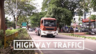 Highway Heavy Traffic Sound Effect  Highway Ambience  Road Sound Effect [upl. by Nylg]