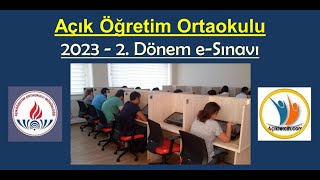 Açık Ortaokul eSınav Randevusu nasıl ve nereden alınır eSınav ve randevu tarihleri [upl. by Salchunas]