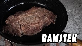 RAMSTEK na tavi s Maslacem i Ružmarinom l RUMP STEAK panfried with Butter amp Rosemary [upl. by Dobbins]