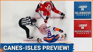 The New York Islanders Meet the Hurricanes to Open the Playoffs We Have a Special Crossover Episode [upl. by Leuqram]