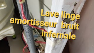 Lave linge bruit incroyable assourdissant pourquoi  comment réparer ma machine a laver [upl. by Alahc]