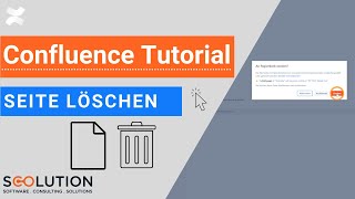 Confluence Seite löschen  Tutorial deutsch [upl. by Odravde270]