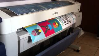 printing with EPSON SC T7000 plotter [upl. by Yhtorod311]